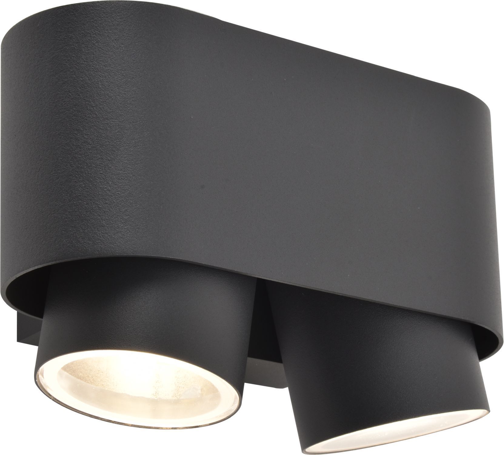Spot de plafond Anthracite L:17,3 cm IP44 GU10 orientable