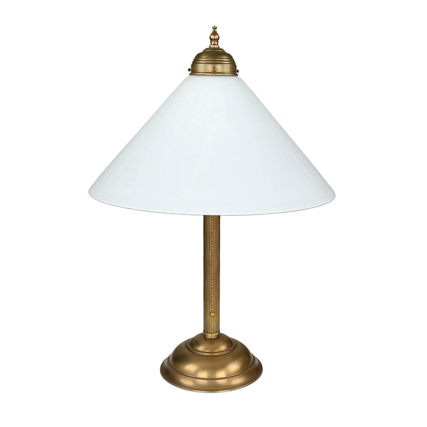 Lampe de table Art Nouveau V4 laiton véritable train Lampe, Tischlampe, Lampenschirm