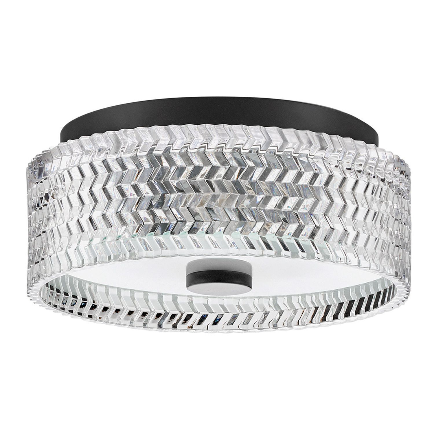 Plafonnier cristal rond Ø 30,5 cm noir E27 anti-éblouissement Deckenleuchte, Zubehör, Gürtel