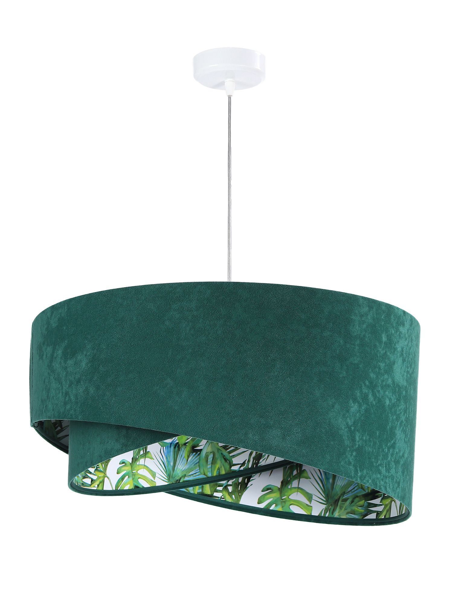 Lampe à suspendre de table Vert foncé Multicolore