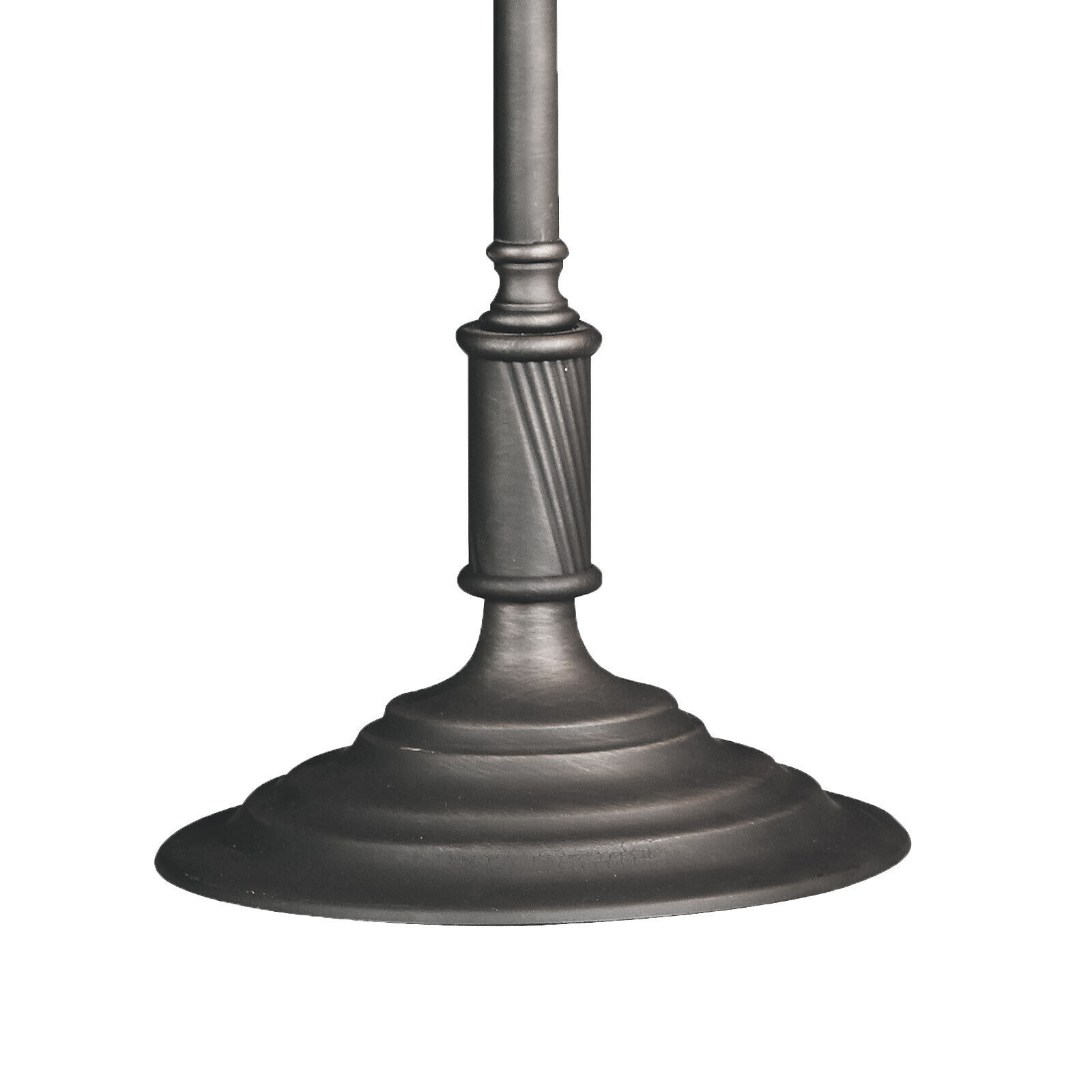 Schreibtischlampe 40 cm Messing Glas Rustikal verstellbar Rauchrohr