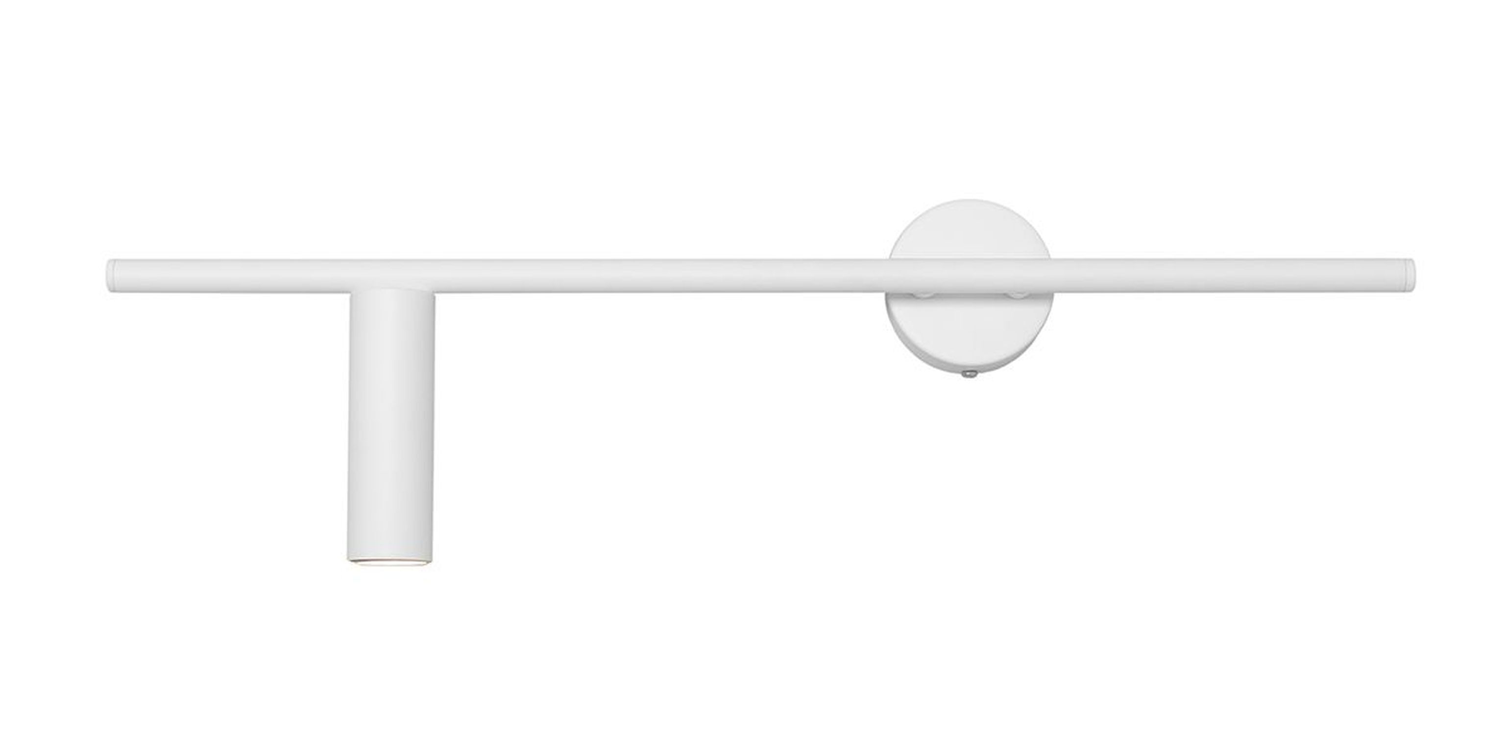 Applique murale blanche Cylindre GU10 H:17 cm GU10 en métal