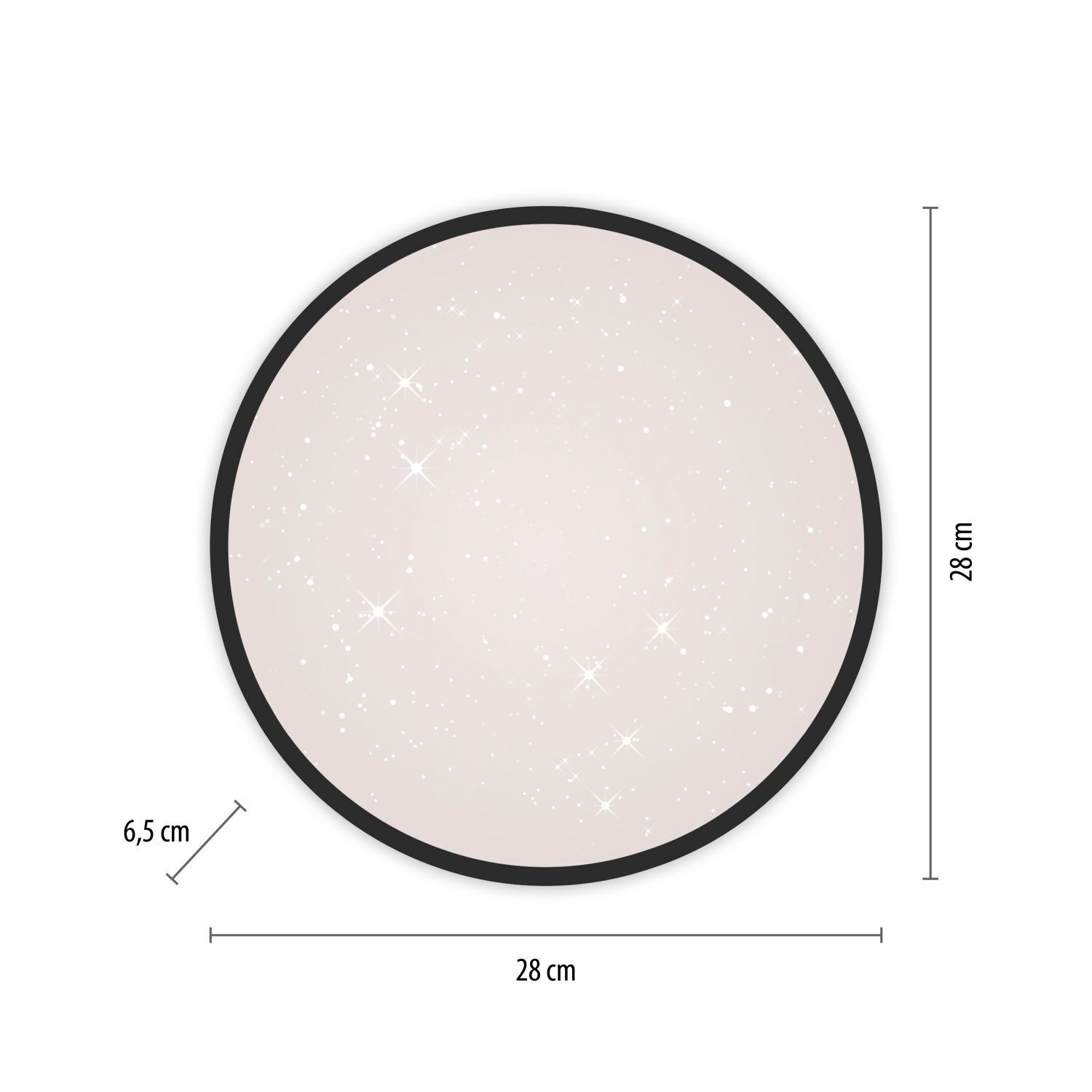 Plafonnier LED Ciel étoilé 1380 lm 3000 K dimmable