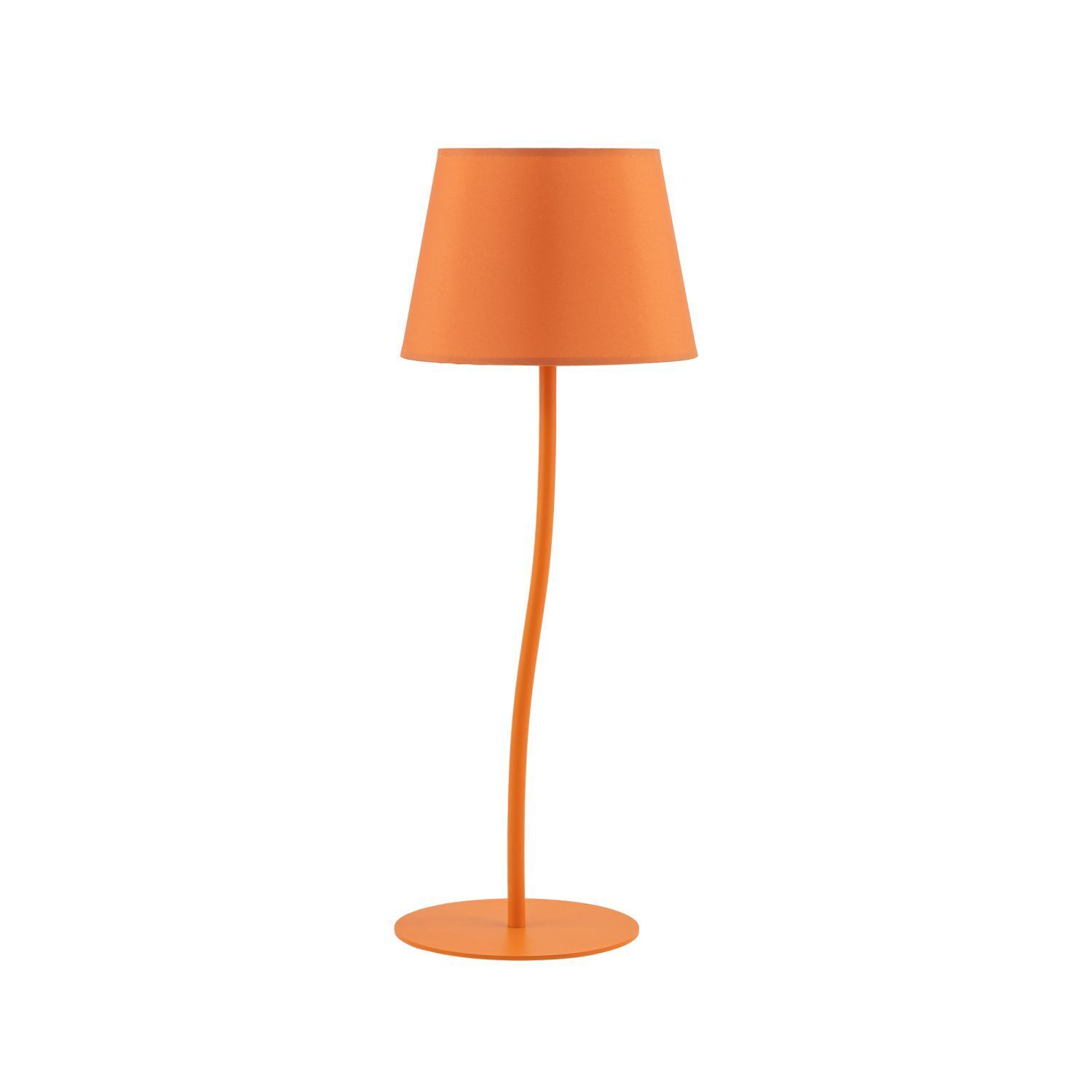 Lampe de chambre d'enfant Table Orange H : 37cm petit E27 métal tissu