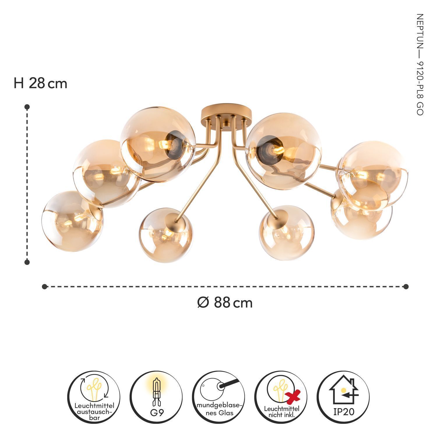 Leuchte, Kronleuchter, Lampe, Deckenleuchte