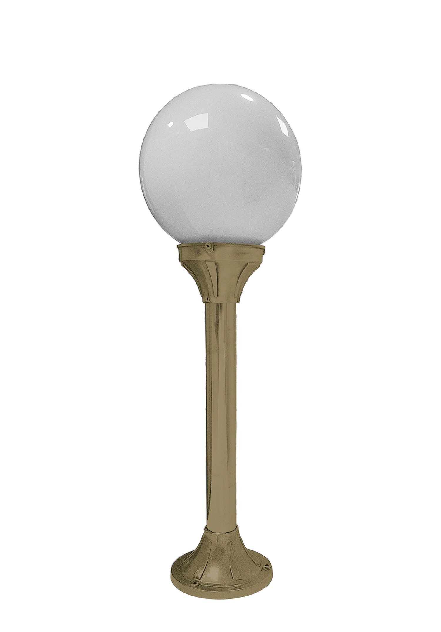 Lampe d'extérieur Boule Abat-jour 60 cm de haut Verre Laiton E27 IP43