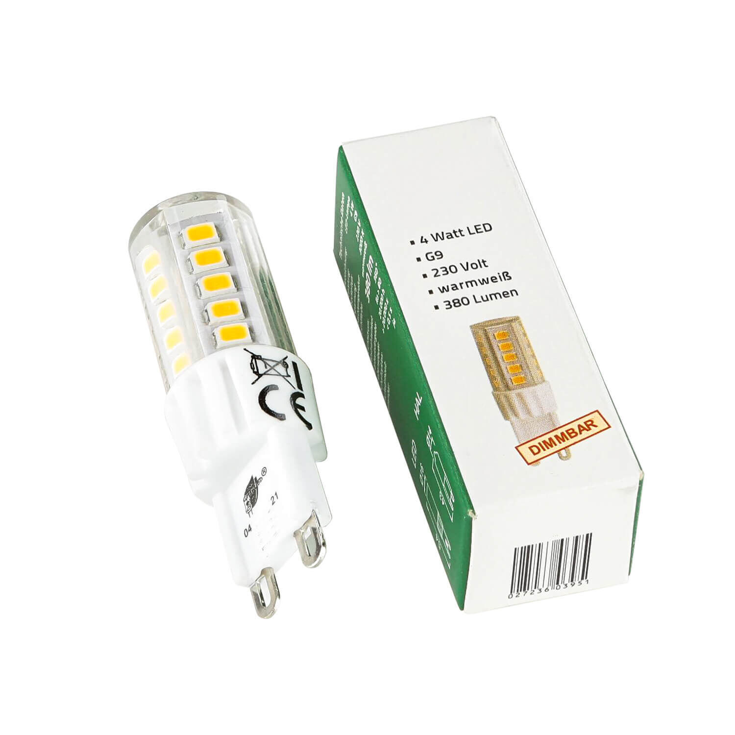 Ampoule LED à intensité variable G9 4 Watt 3000 K 365 lm - LM103