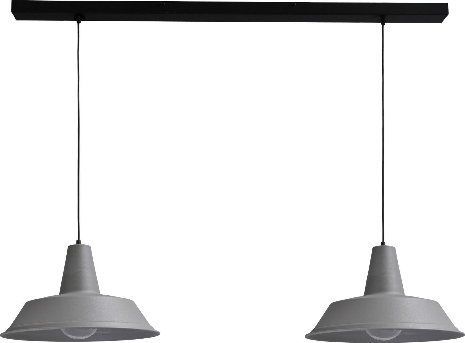 Loft Lampe à suspendre Gris Ø45cm 2xE27 Artisanat PRATO