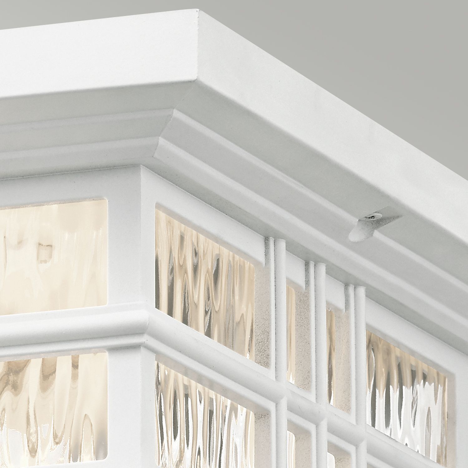 Plafonnier extérieur IP44 E27 Verre Rustique Blanc Drinnen, Innenarchitektur, Ecke