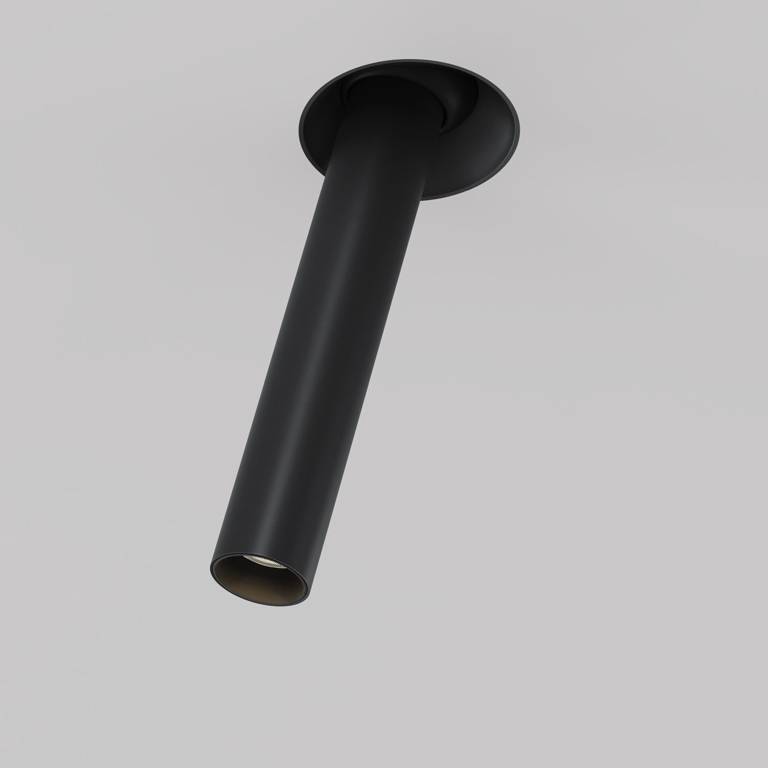 Wandlampe, Deckenrosette, Schwarz, Metall, Kaminleuchte