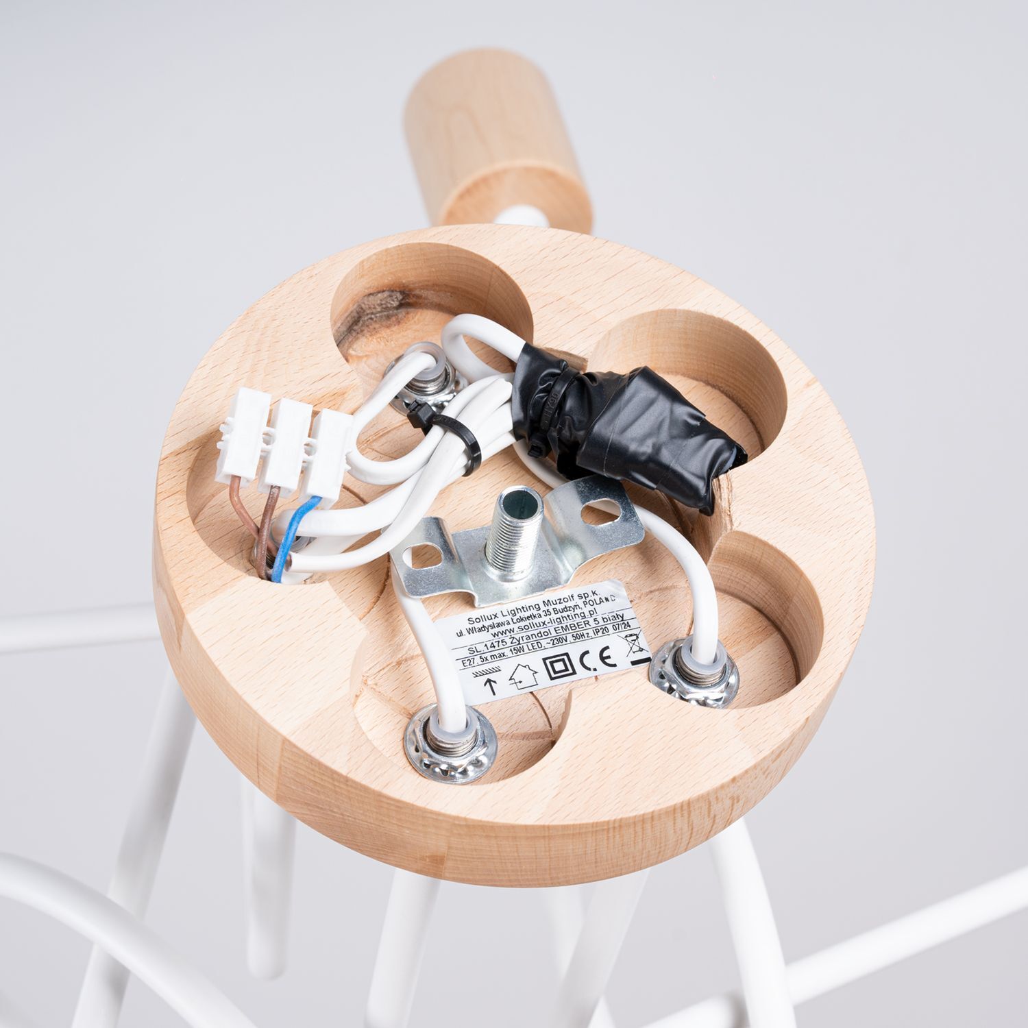 holz, Lampe, Stativ, elektrische Komponenten, Verkabelung