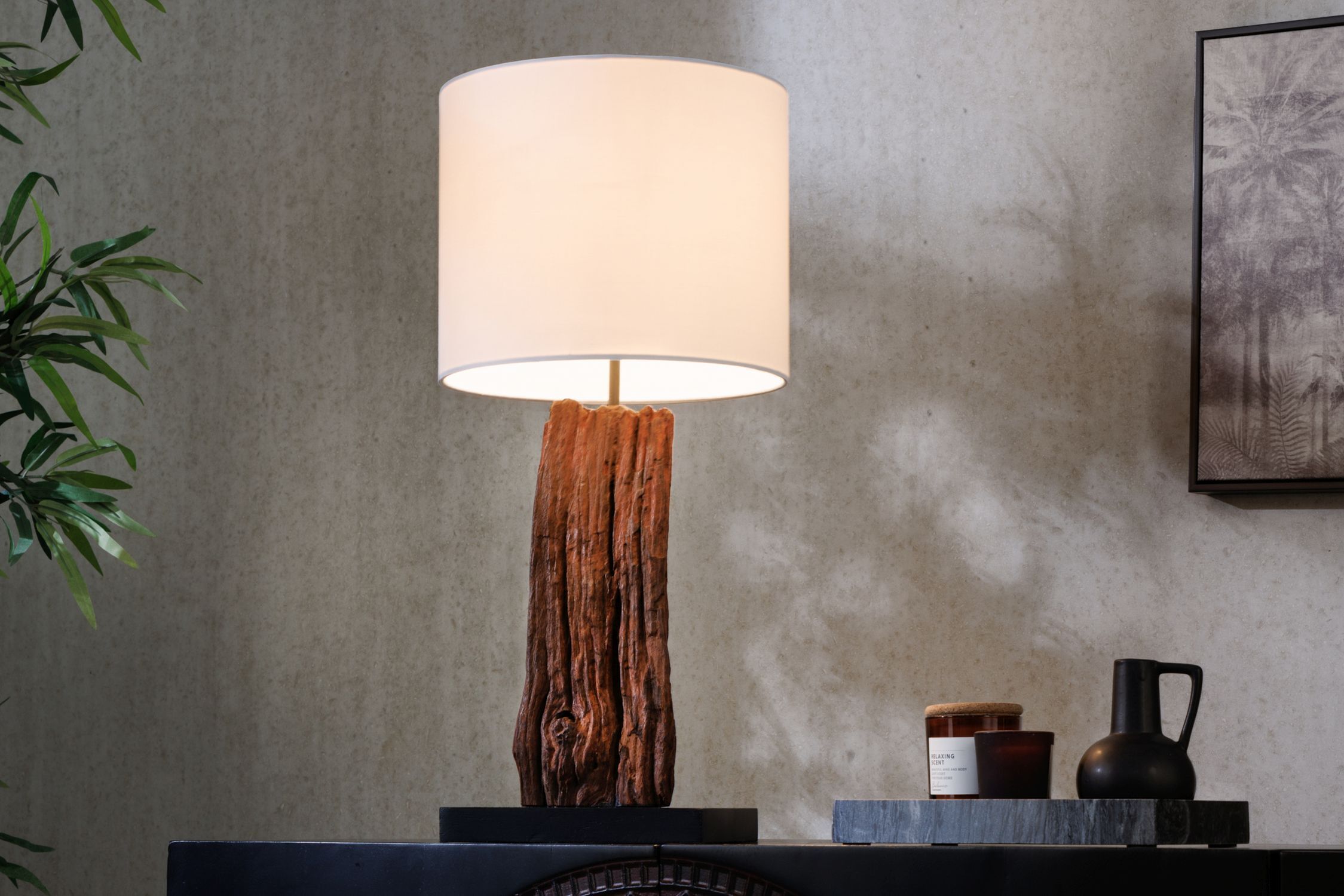 tischlampe-nachttischlampe-wohnzimmerbeleuchtung-tucker-1x-e27-bis-60w-natur-weiss-schwarz-mit-schalter-le108724-06 Tischlampe, Holzsockel, Baldachinlampe, Lampenfuß, Beleuchtung