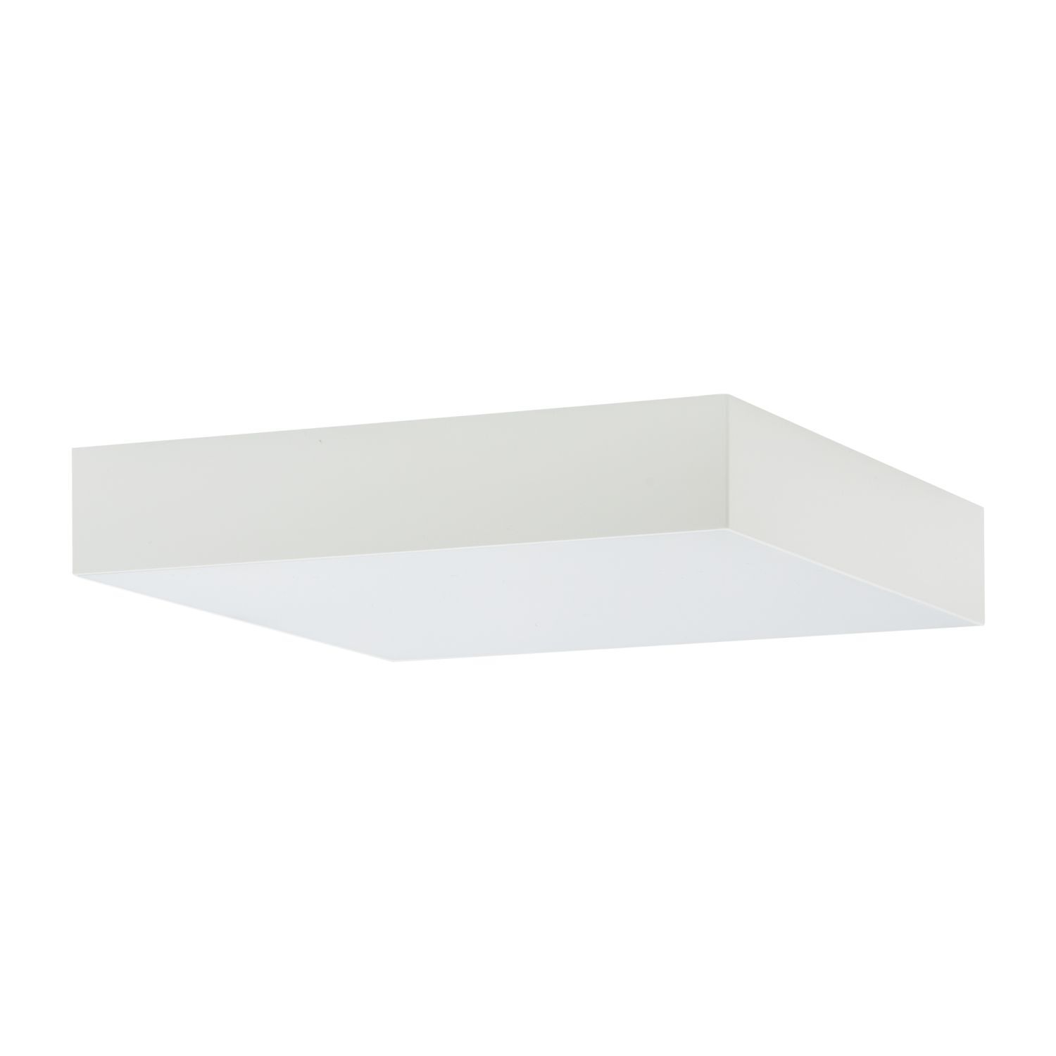Plafonnier LED 4000 K 3400 lm blanc carré L : 21 cm