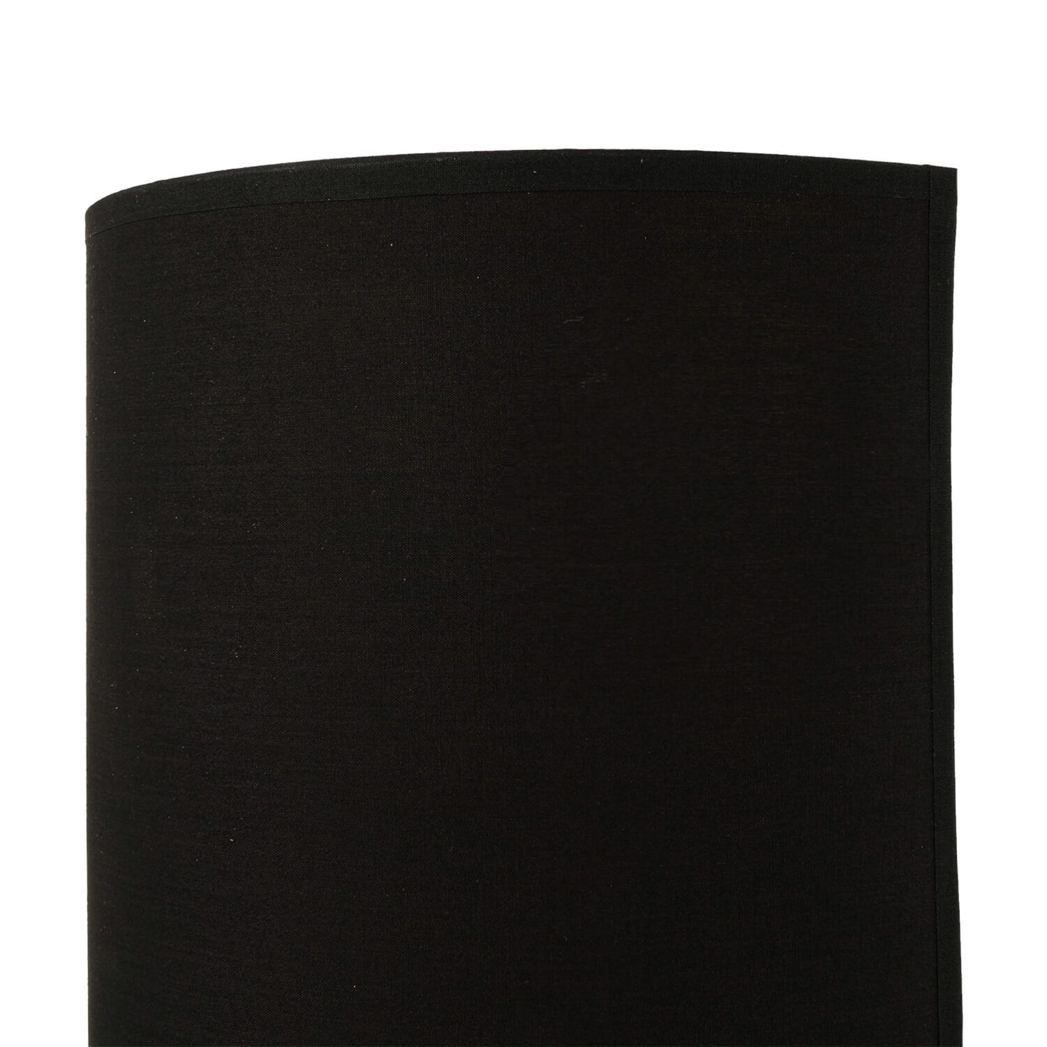 Wandleuchte ALICE in Schwarz Stoff Schirm modern Hülle, Schwarz, Stoff, Gürtelband, Kunstleder?