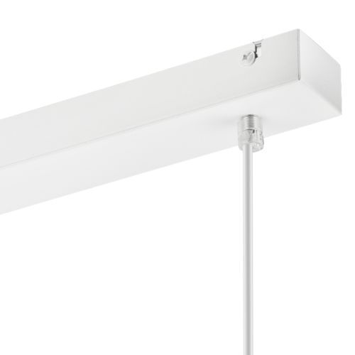 Suspension KIMMIE Blanc Bois Moderne Salon