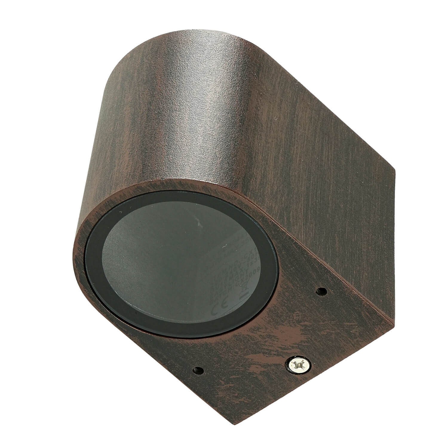 Wandlampe AALBORG außen Down Strahler Braun Antik Elektronik, Sprecher