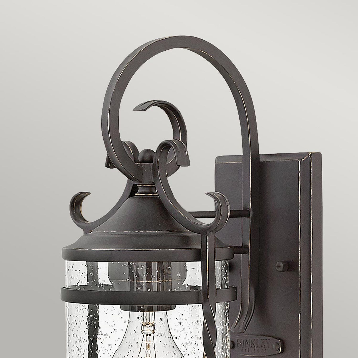 Lampe d'extérieur vintage aluminium verre E27 IP44 33 cm de haut