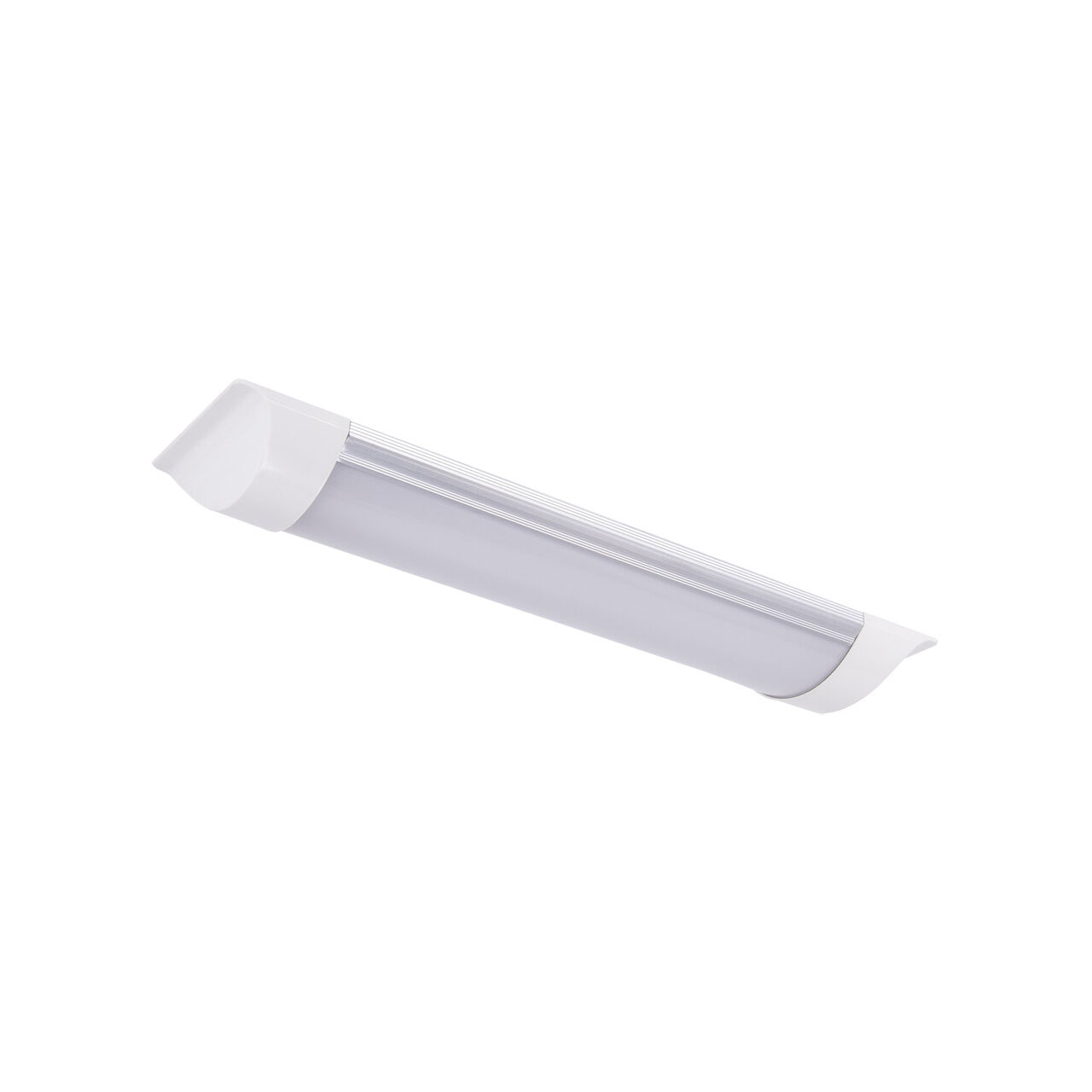 Lampe de plafonnier LED Blanc IP42 30 cm allongé 4000 K