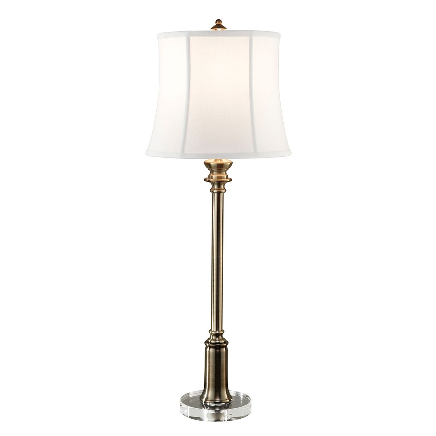 Lampadaire JOHA en laiton blanc 81cm Lampe de sol