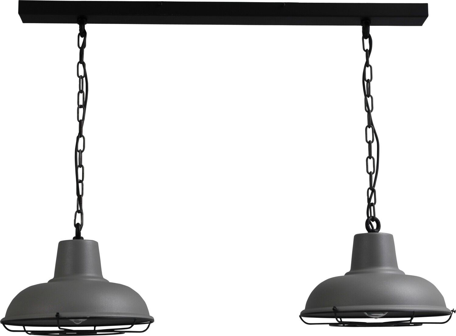 Suspension industrielle E27 en anthracite