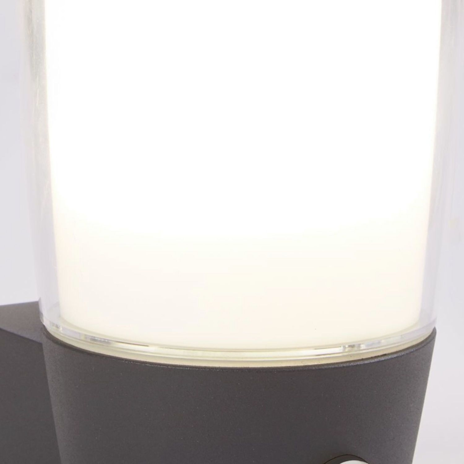 Lampe d'extérieur murale détecteur de mouvement IP44 E27 anthracite blanc