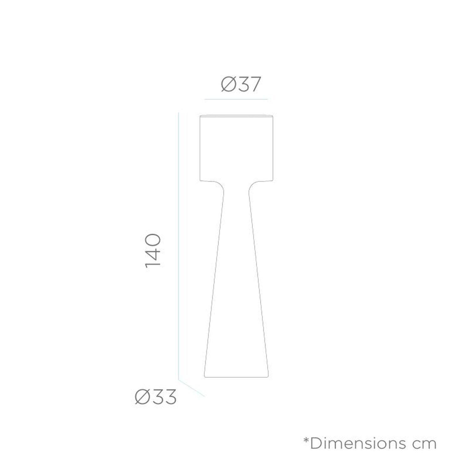 Lampadaire LED extérieur 140 cm câble fiche IP65 6000 K Besteck, Diagramm, Handlung