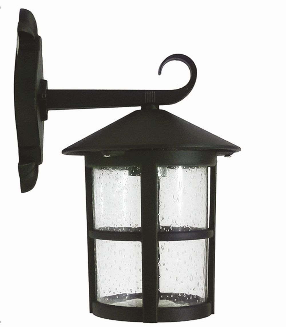 Applique extérieure Noir Rustique IP43 E27 HENA Lanterne