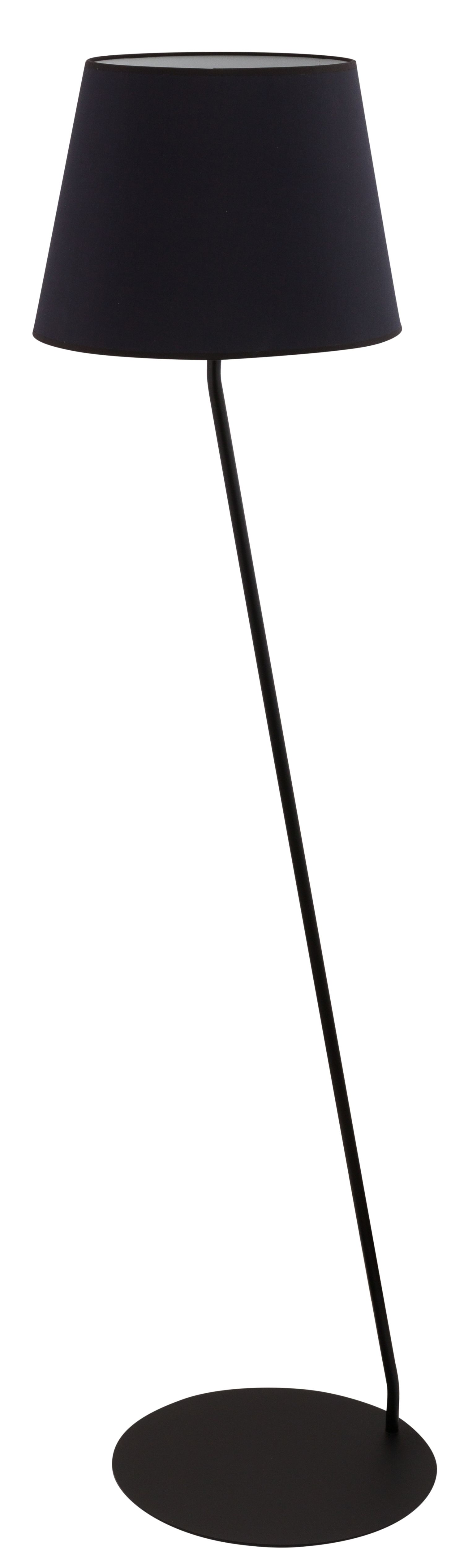 Lampadaire noir blanc anti-éblouissement E27 H:151 cm confortable