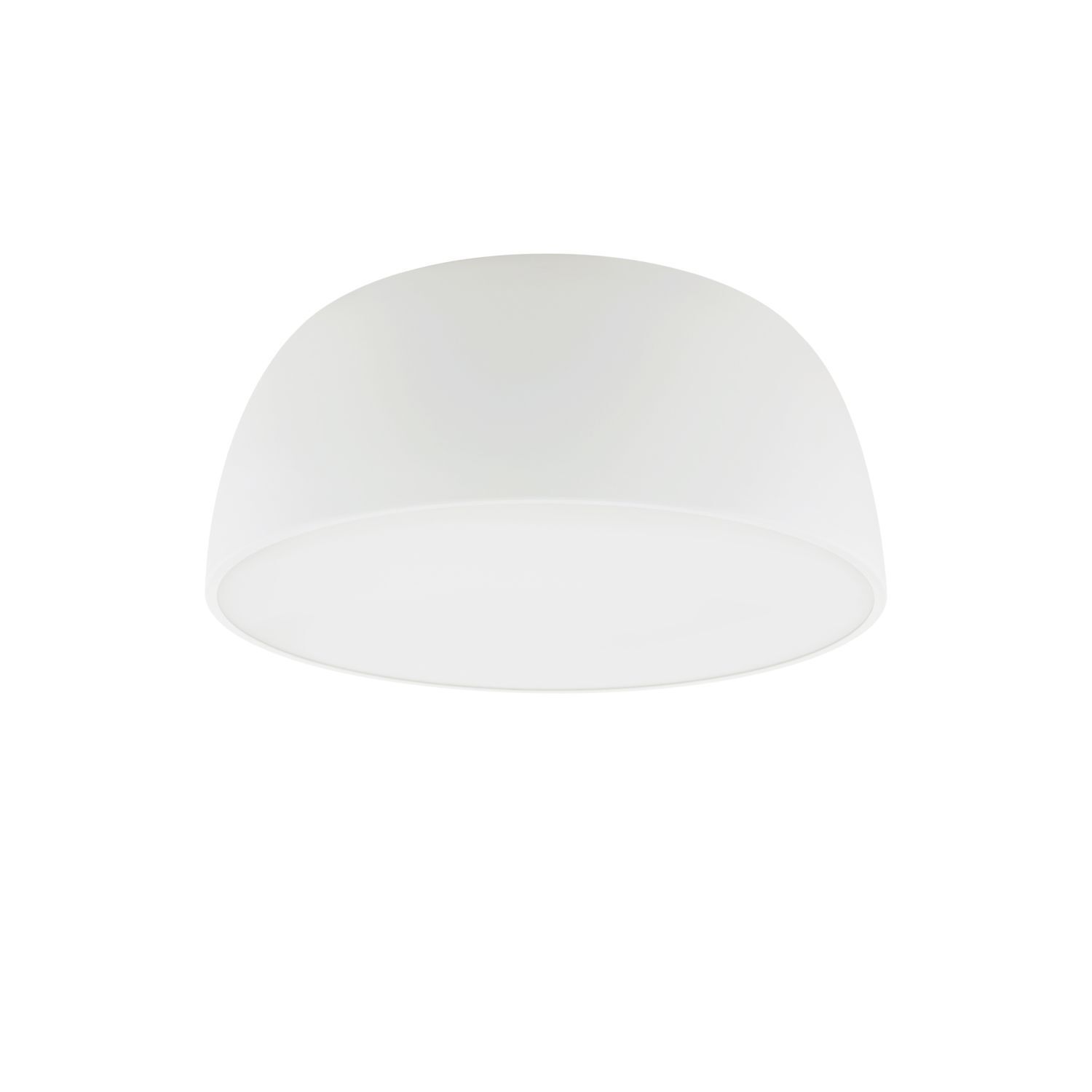 Plafonnier métal blanc 3-flmg confortable E27 38 cm rond