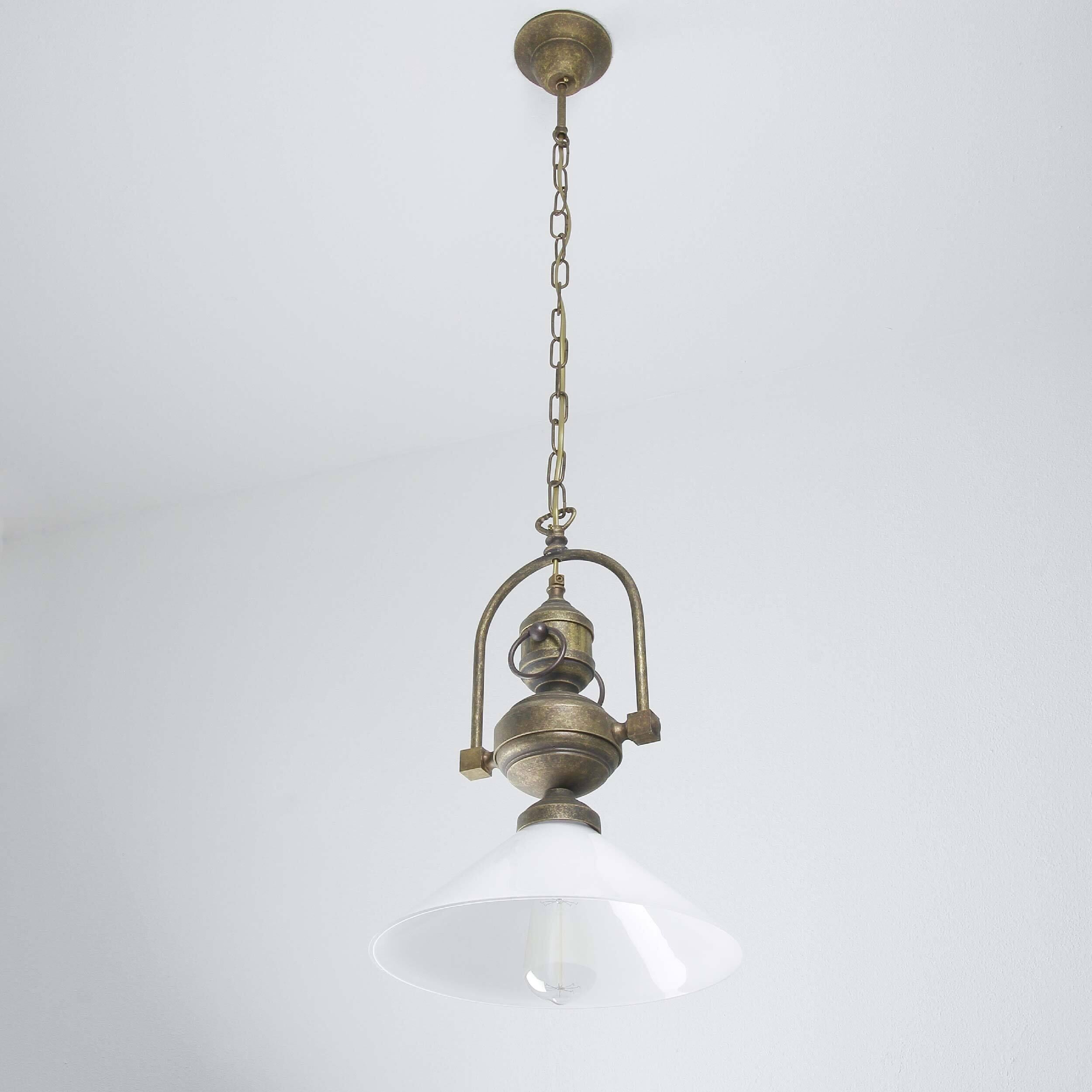 Suspension rustique Lampe à suspendre E27 Fiordo Leuchte, Lampe, Kronleuchter, Bronze, Deckenleuchte