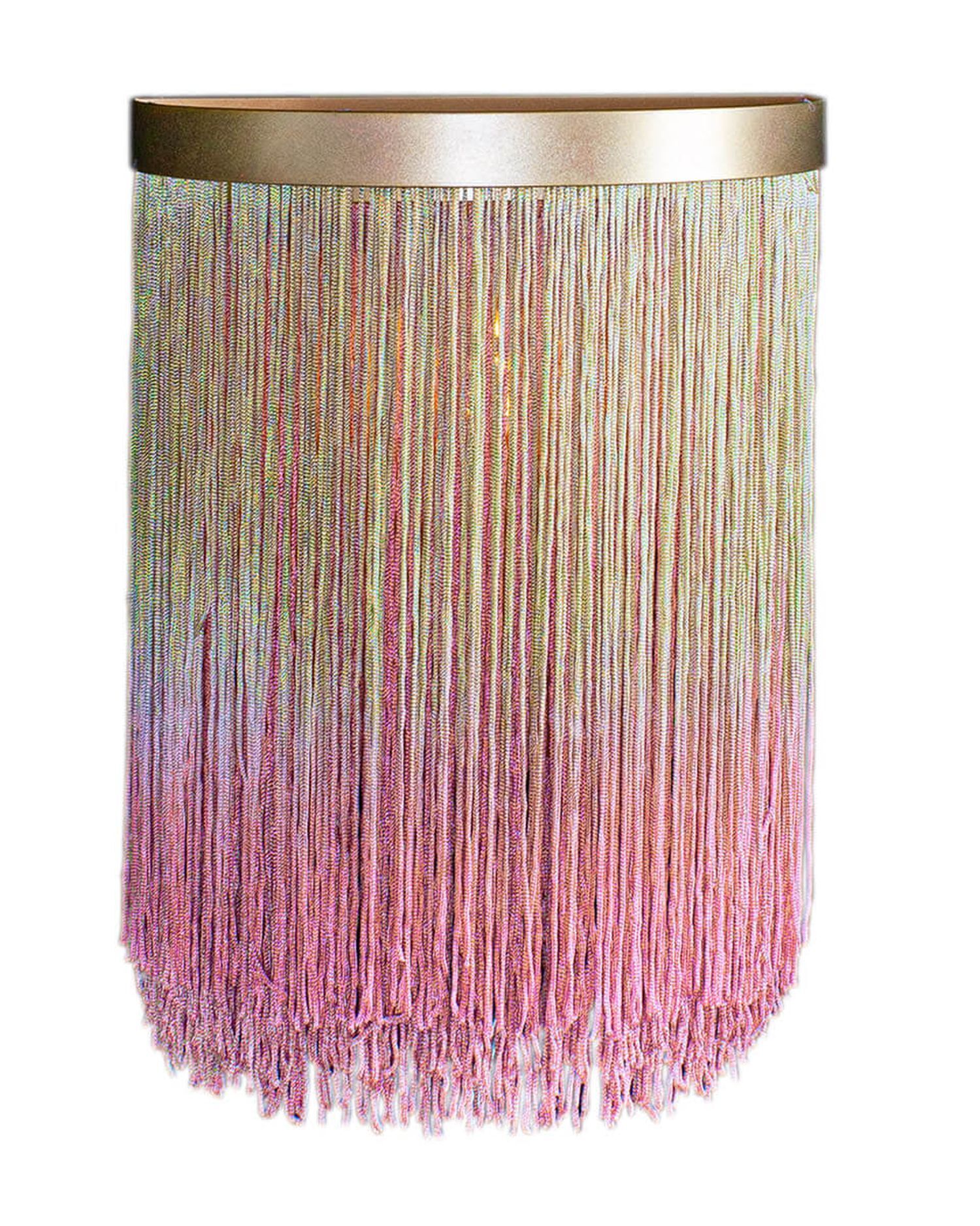 Applique avec interrupteur Tissu Fils H : 27 cm E14 Multicolore