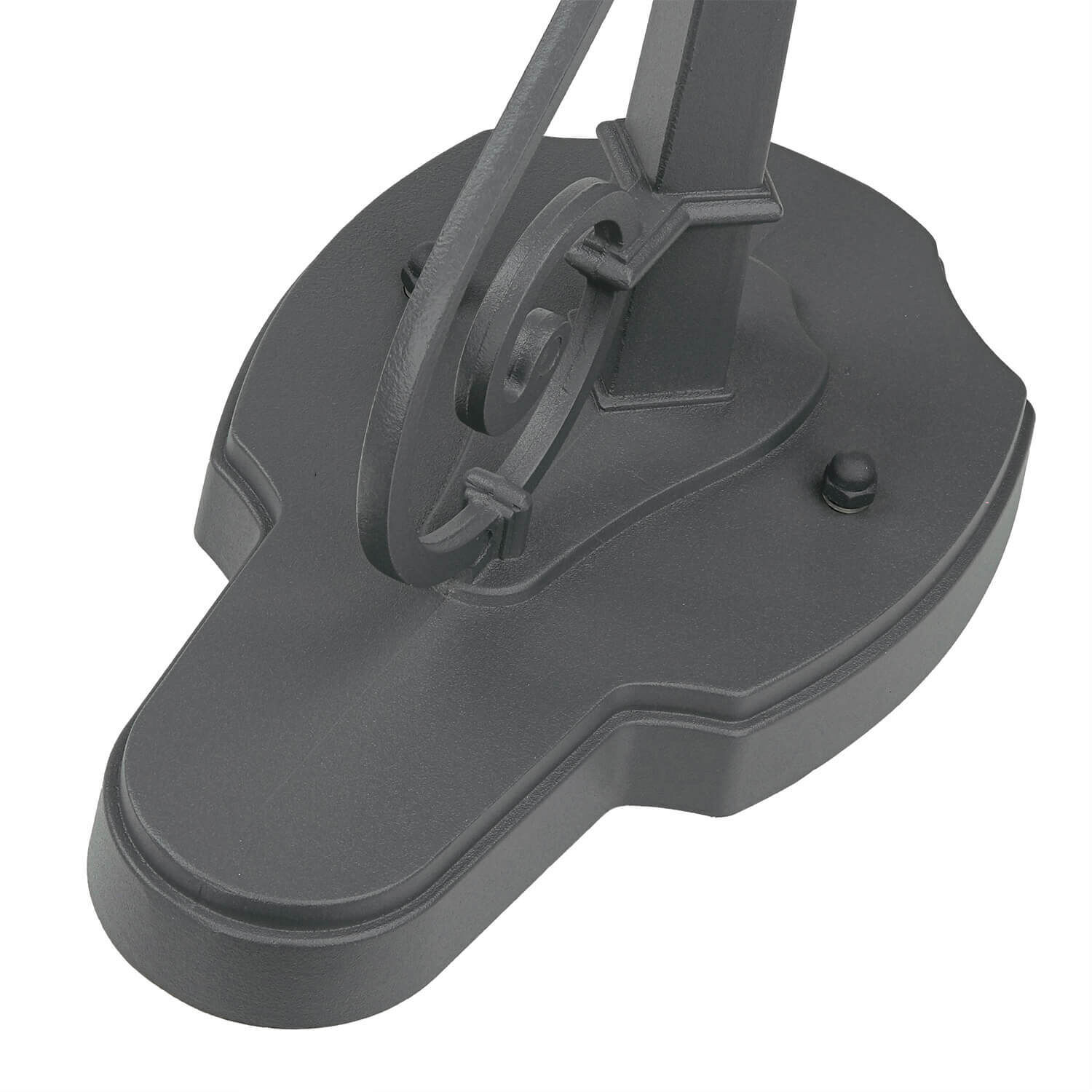 Lampe d'extérieur Rustikal E27 Gris Verre Alu H : 54 cm IP23 Elektrisches Gerät, Mikrophon, Pedal