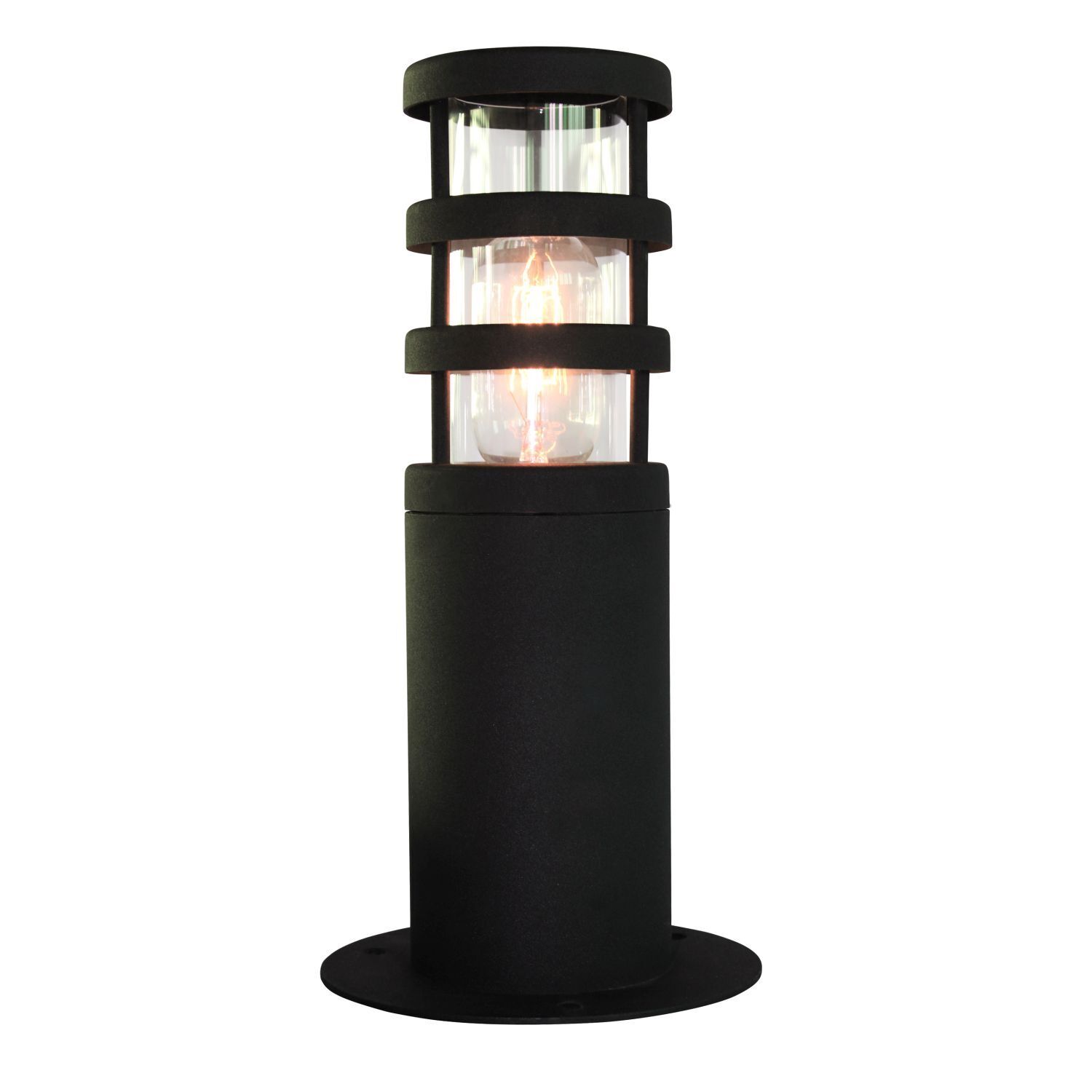 Lampe d'allée en acier inoxydable Noir Design nordique IP44