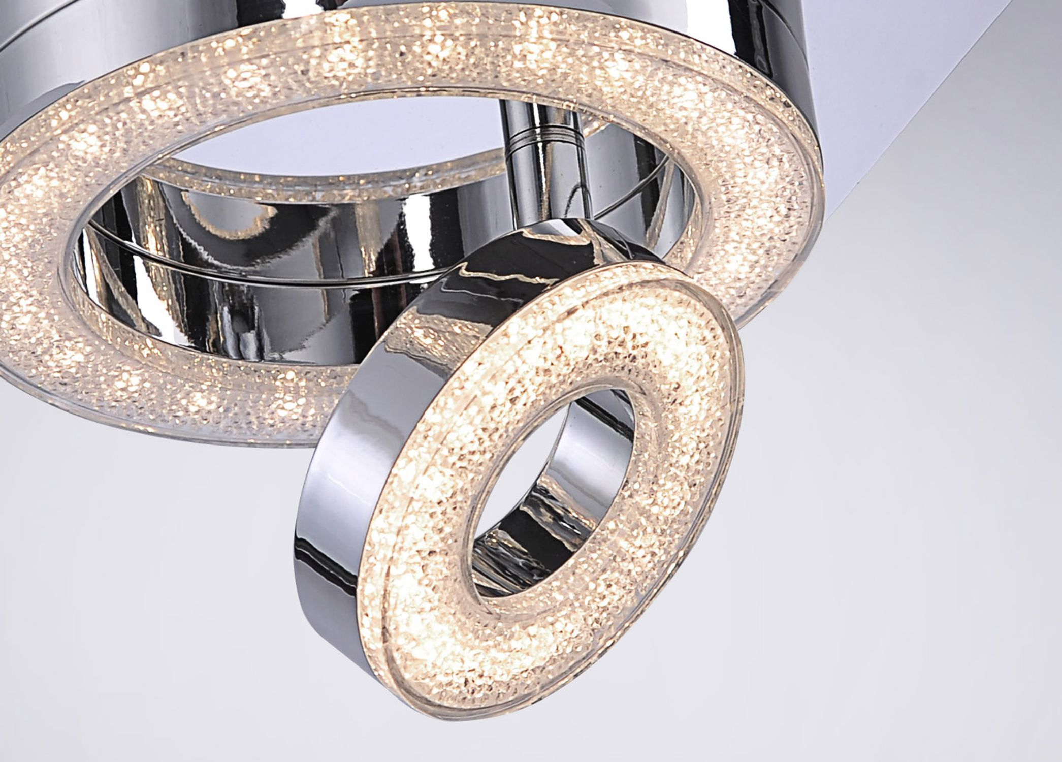 Spot de plafond LED métal orientable 3000 K 600 lm chrome Deckenleuchte, Klebeband