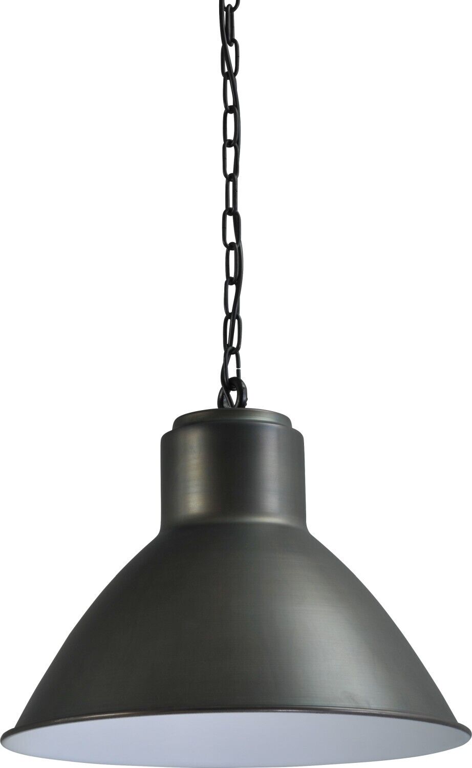 Suspension industrielle Gris Métal fait main