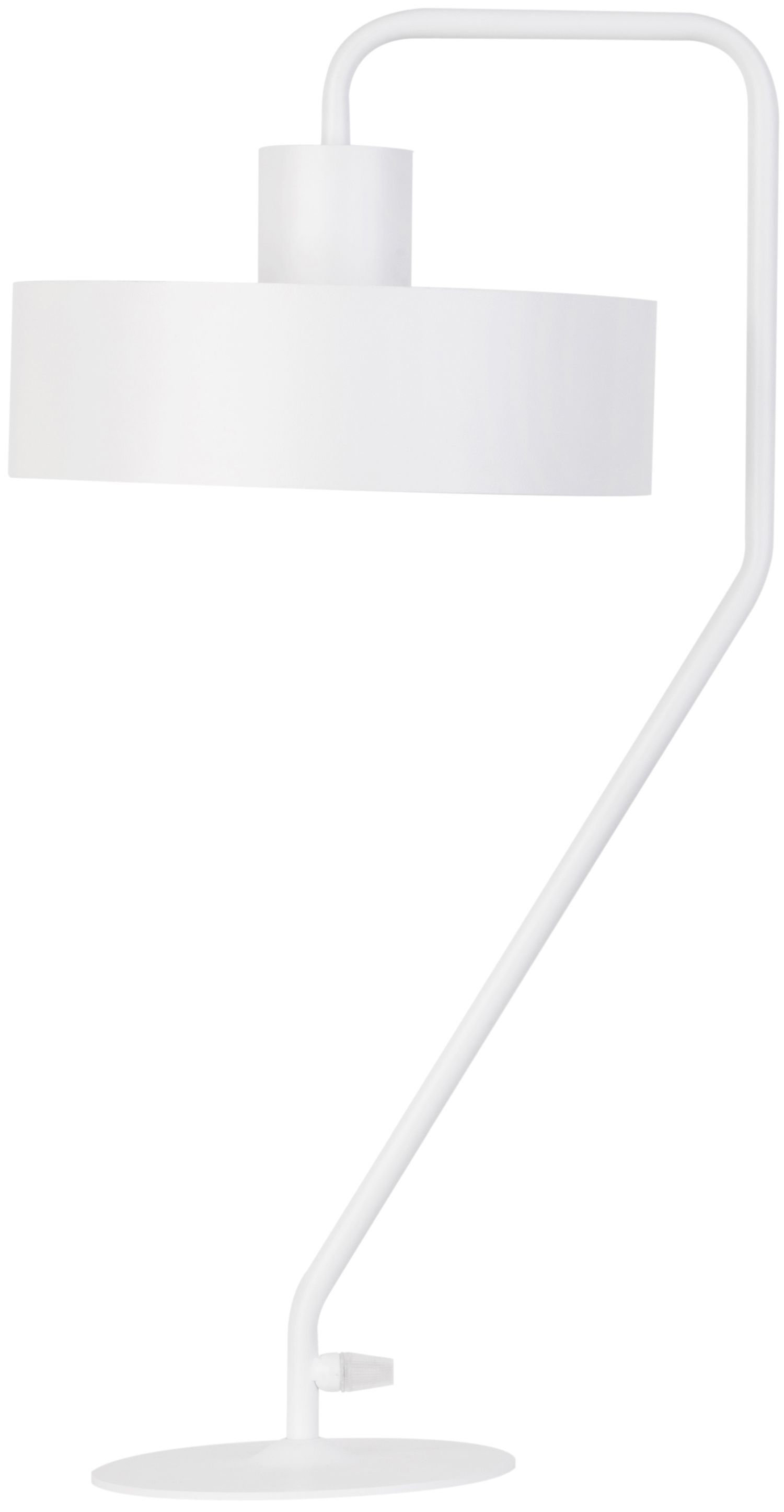 Grande lampe de table Blanc Métal Lire 55 cm E27 élégant
