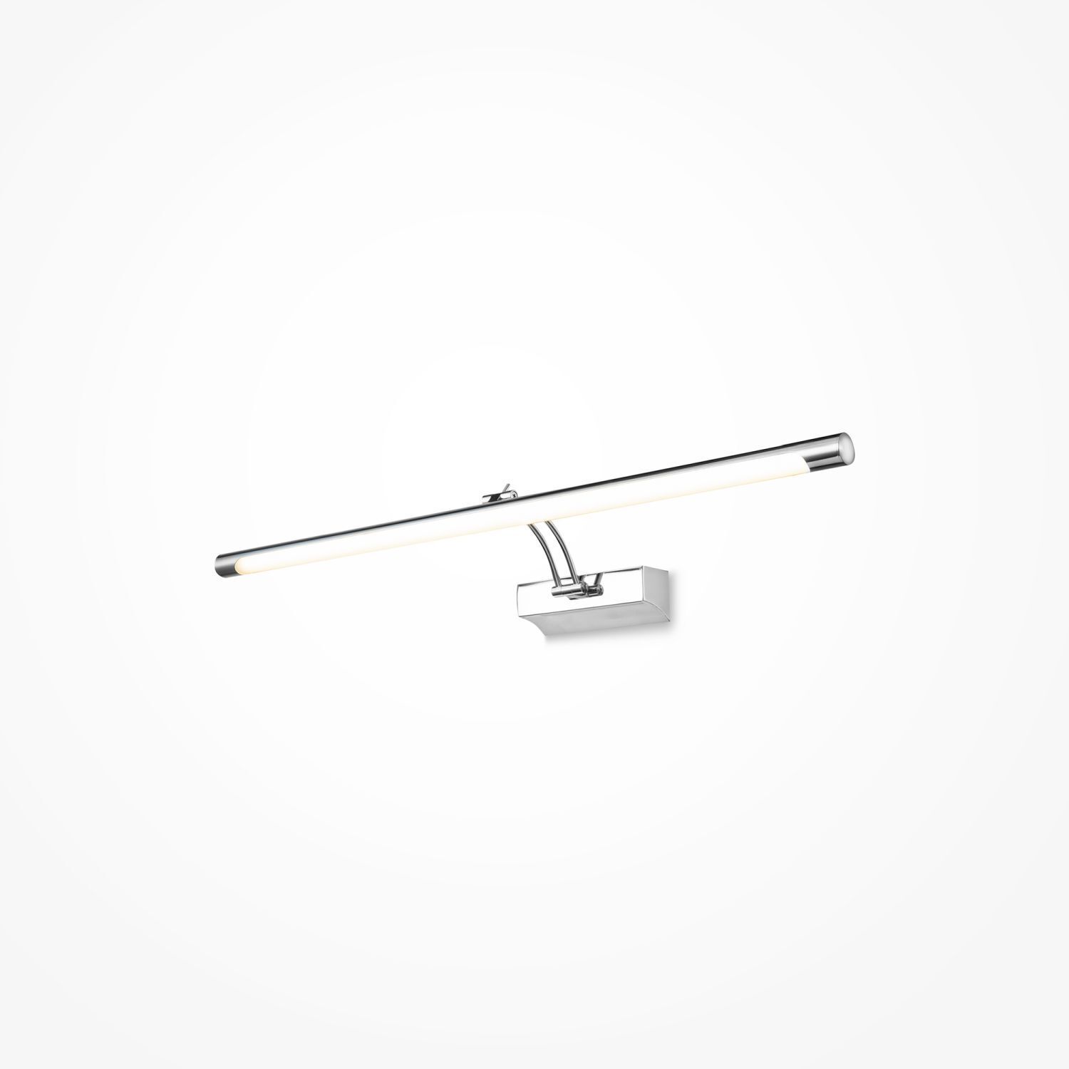 Lampe à tableau LED métal L : 72 cm chromé allongé 1200 lm Lampe à tableau LED métal L : 72 cm chromé allongé 1200 lm