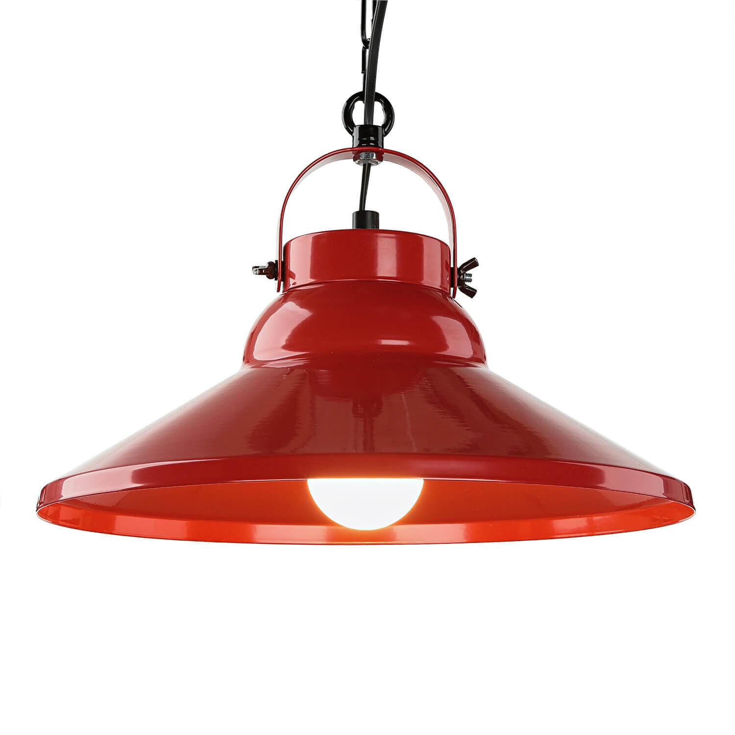 Suspension IRON en rouge