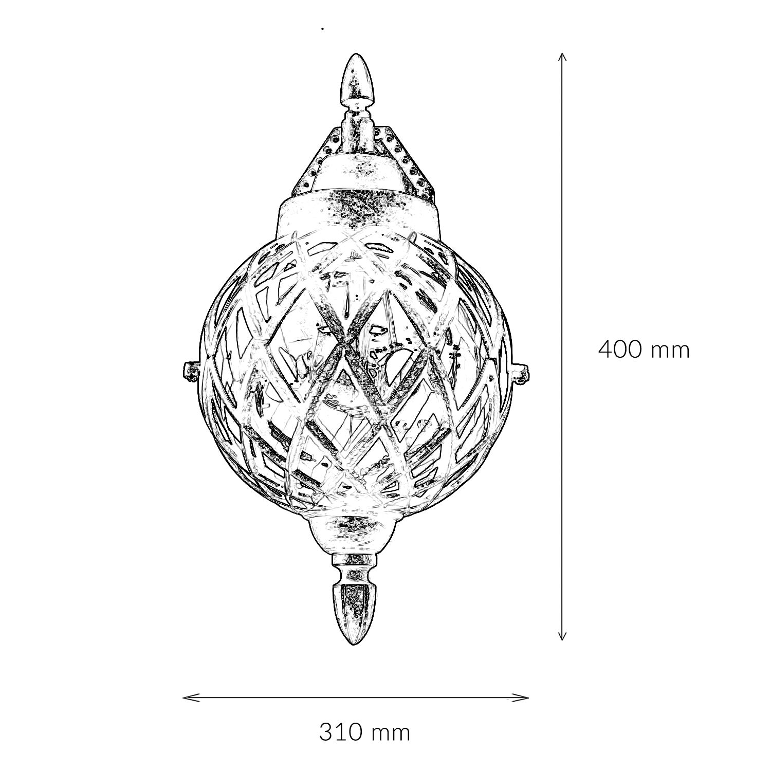 Lampe murale d'extérieur en cuivre antique IP44 Vintage Lampe murale d'extérieur en cuivre antique IP44 Vintage