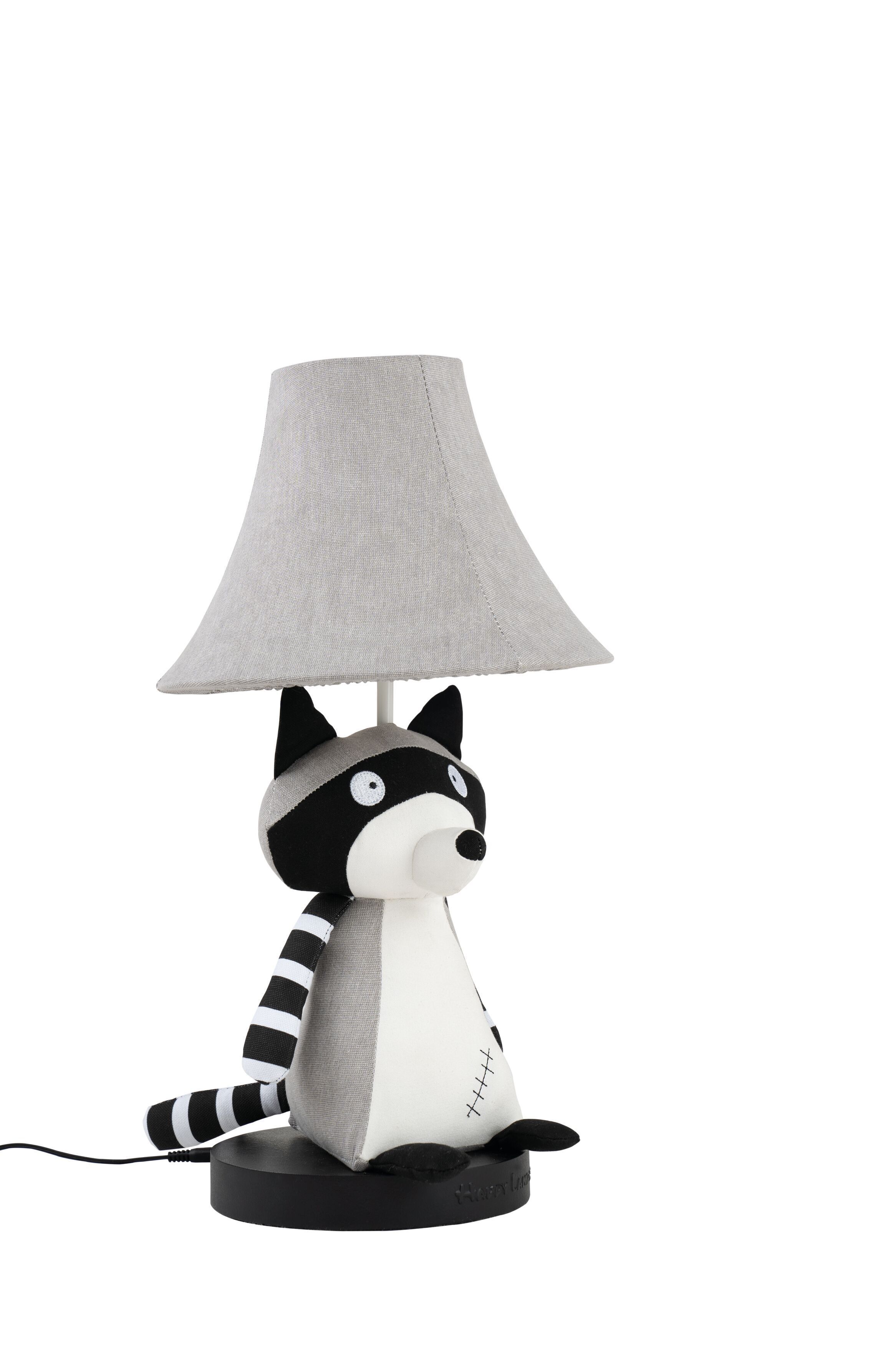 Lampe de table raton laveur 47 cm chambre d'enfant salon