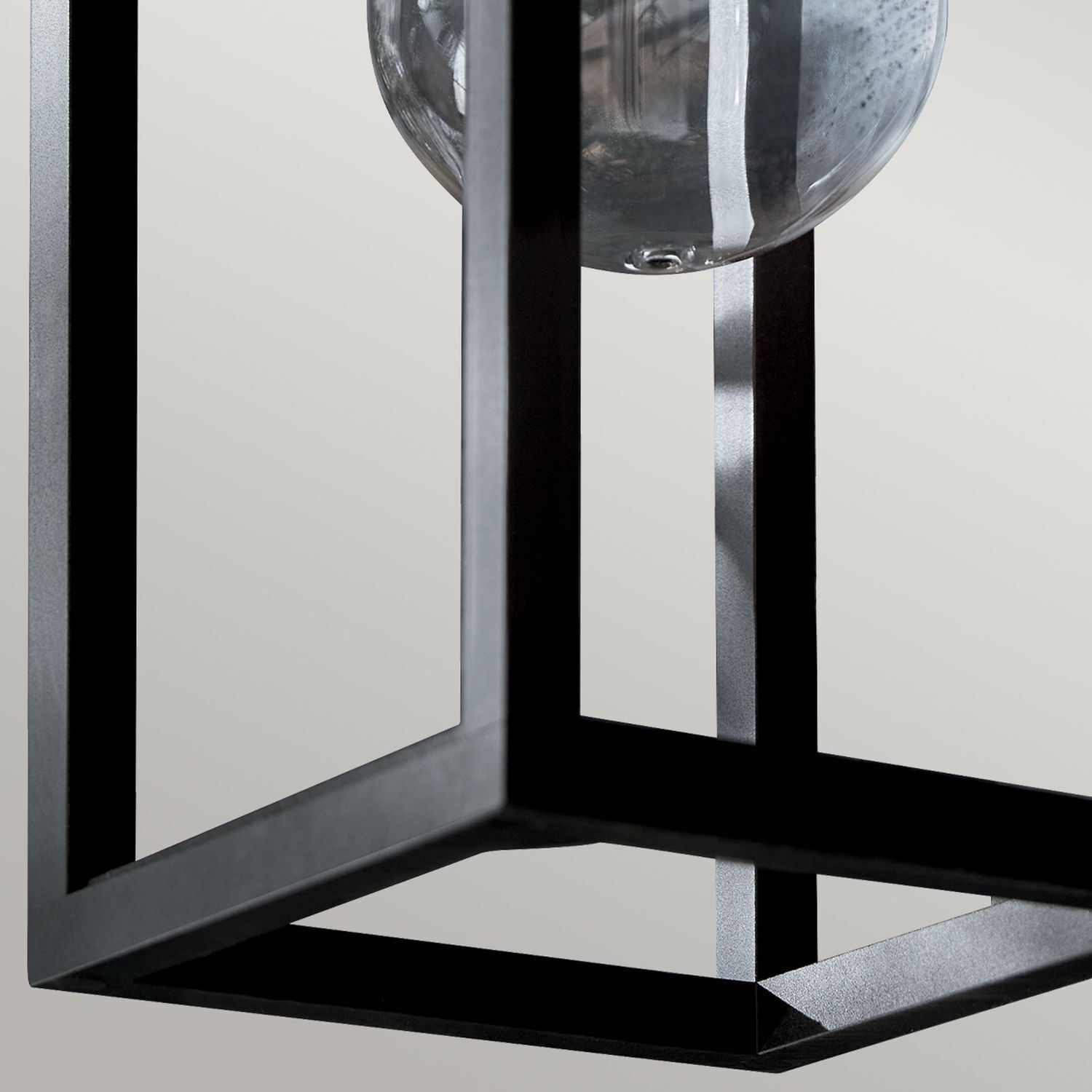 Lanterne murale noire pour E27 IP44 45,7 cm de haut Vintage Lampe, Beleuchtung