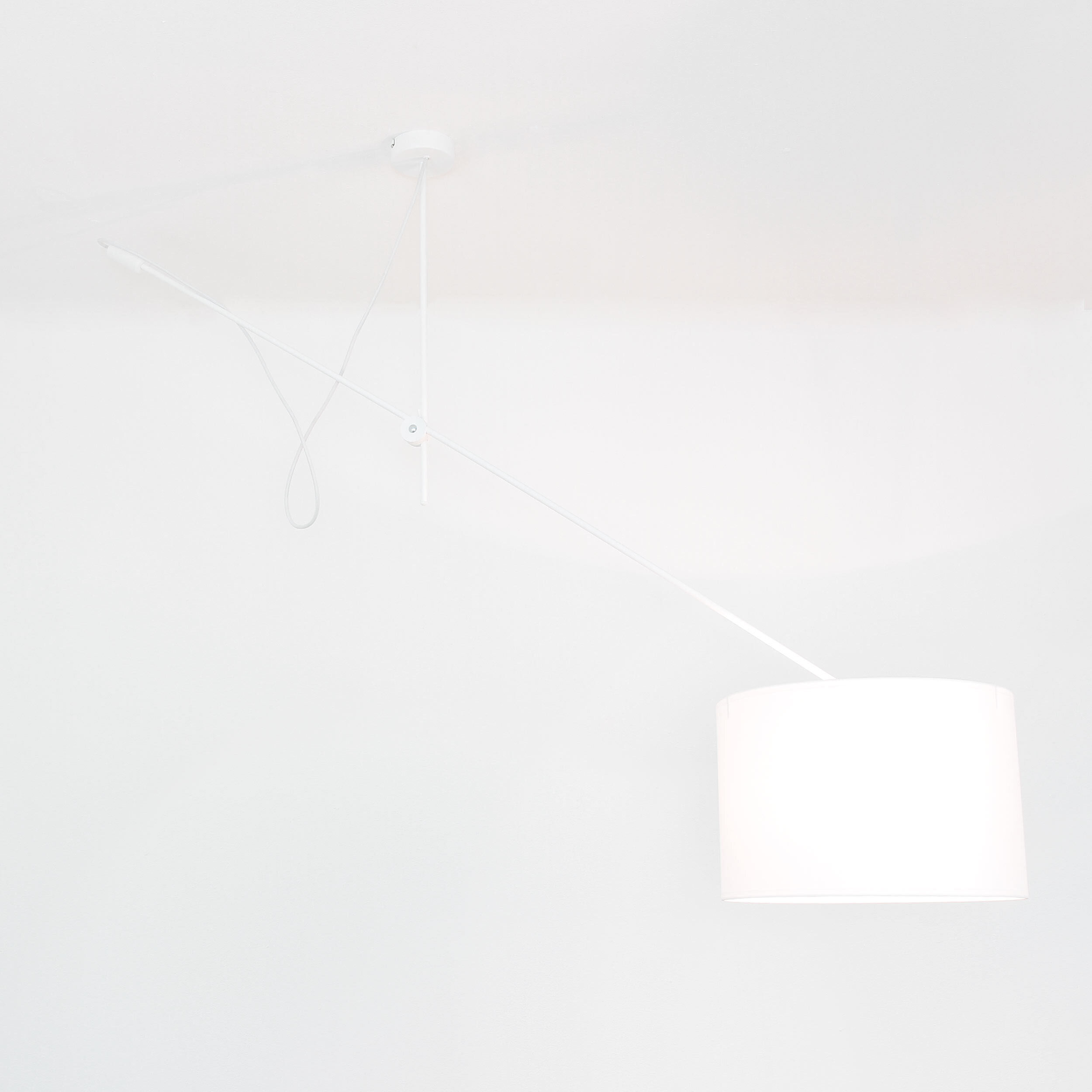 XXL Loft Lampe blanche 170cm flexible Plafonnier VIPER