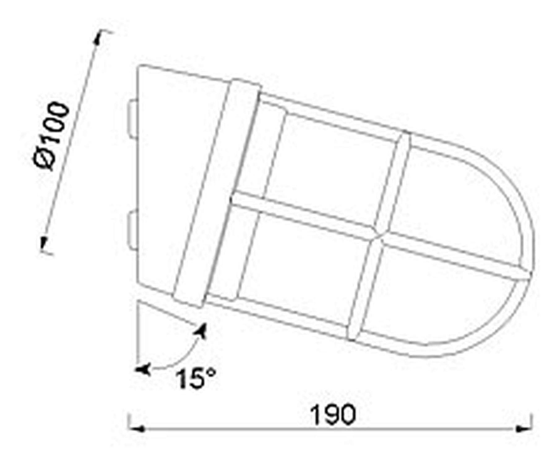 Applique maritime CARDO laiton IP44 extérieur