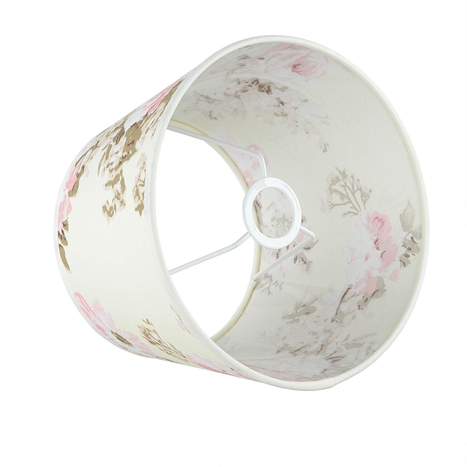 Petit abat-jour Lampe de table tissu fleurs E14