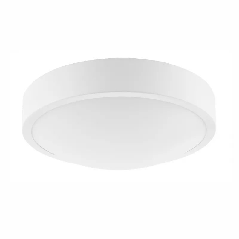 Lampe de plafonnier confortable verre métal blanc E27 Ø26 cm