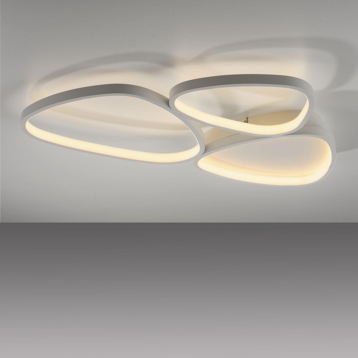 Plafonnier LED Blanc Métal 3000 K 3800 lm L:69,5 cm