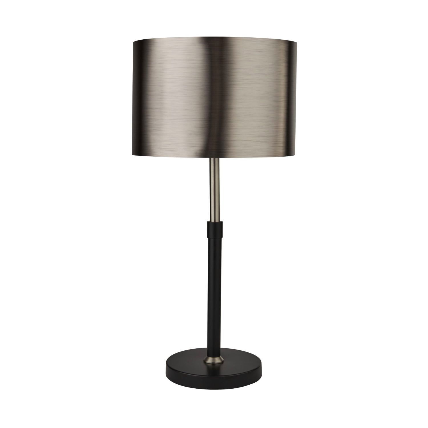 Lampe de chevet E27 59,5 cm Noir Moderne