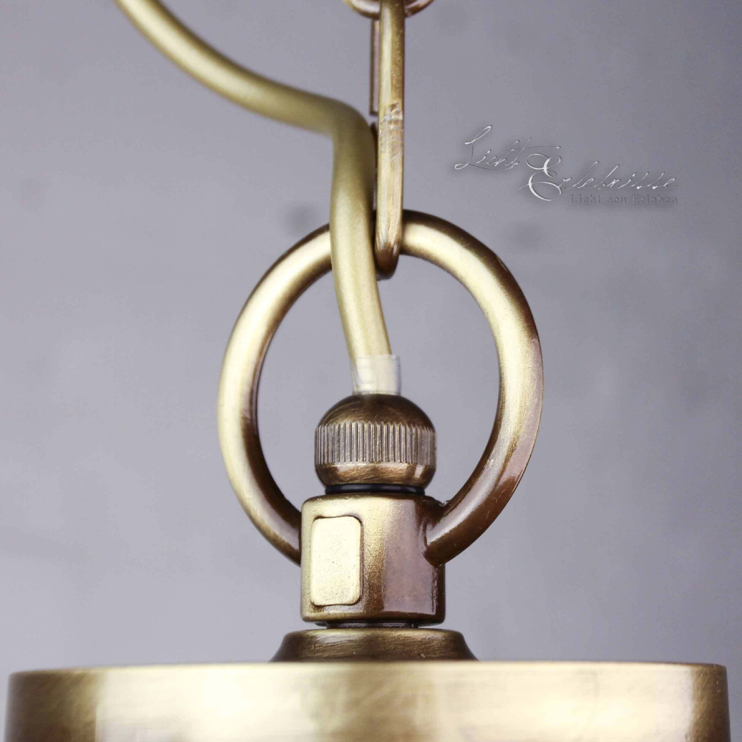Lampe d'extérieur suspendue MYKO en laiton inoxydable