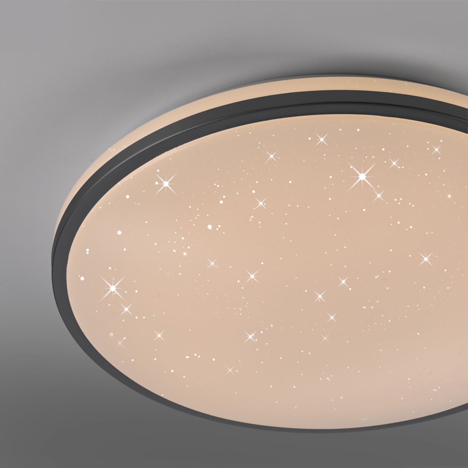 Lampe de plafonnier LED romantique Ciel de nuit noir à intensité variable