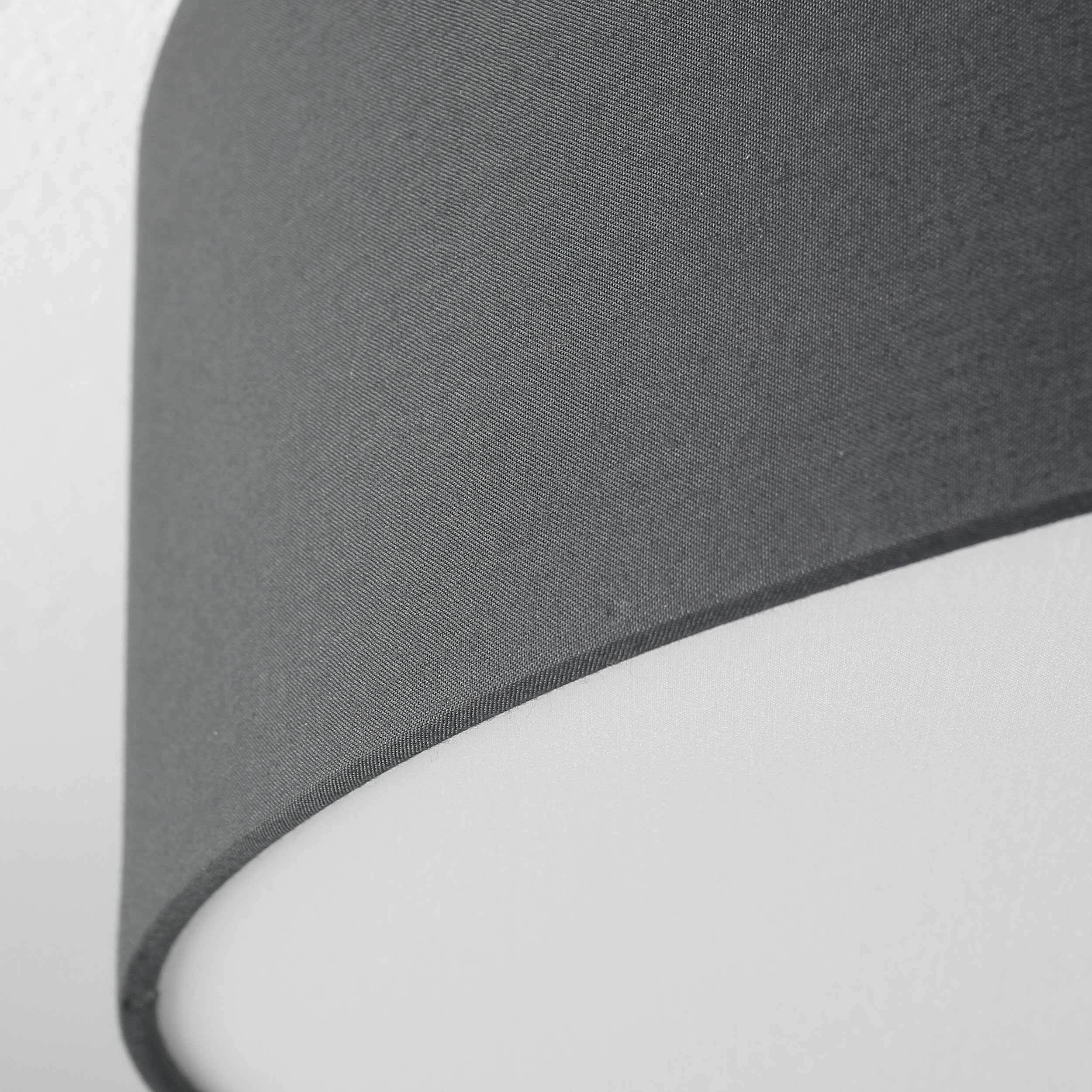 Plafonnier élégant avec tissu noir ∅50cm